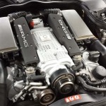 Mercedes CLS55 AMG Engine Painting Surge Tanks, Valve Covers and Supercharger 55K M113 E55 W219 W211
