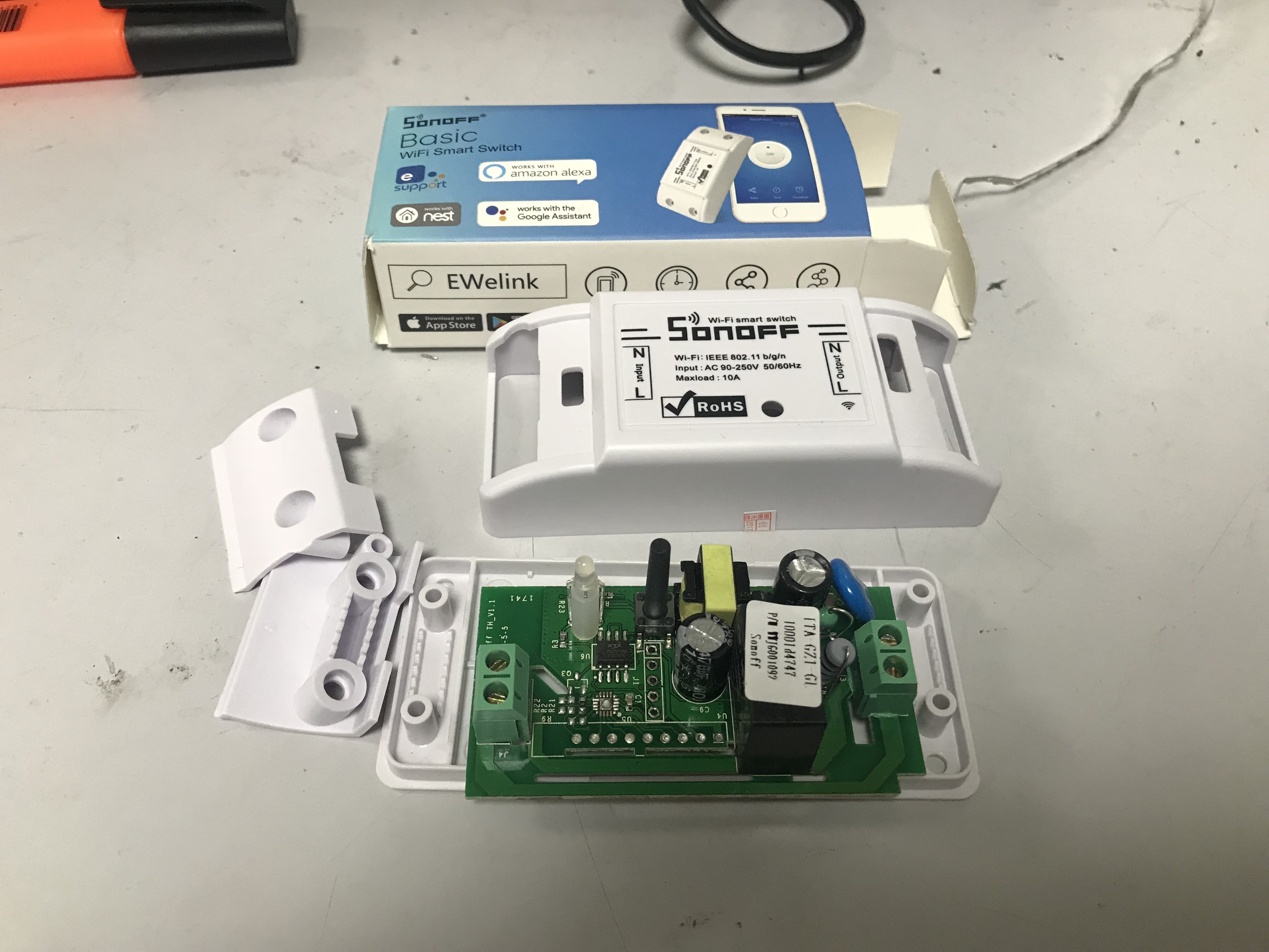 Alexa kompatibel Sonoff Dual 2CH WIFI-Smart-Switch mit TASMOTA 